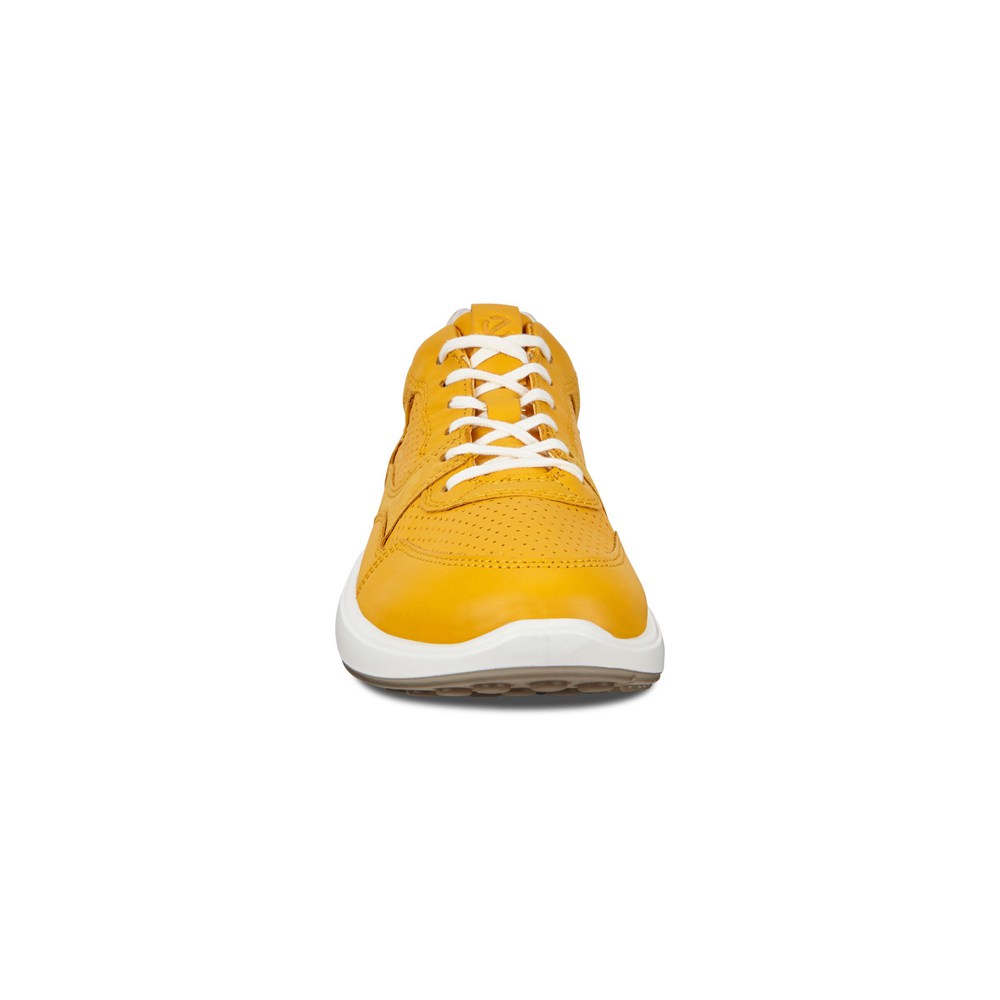 ECCO Womens Sneakers Yellow/White - Soft 7 Runner - VYX-036517